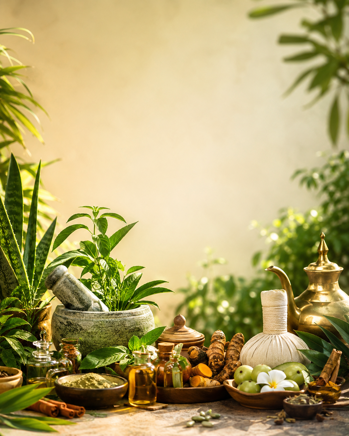 Ayurvedic herbs and natural wellness